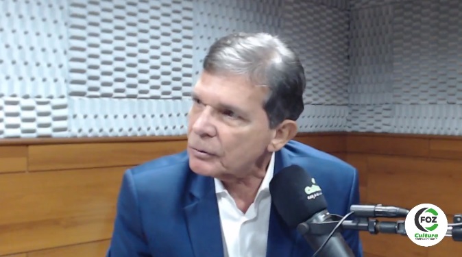 Silva e Luna em entrevista à Rádio Cultura. Foto: captura de vídeo.