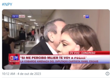 Foto: captação de vídeo que circula nas redes sociais do Paraguai.