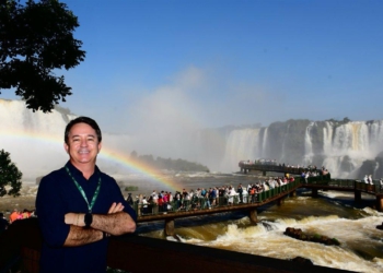 Munir Calaça, CEO da Urbia Cataratas, concessionária responsável pela gestão turística do parque. Foto: Edson Emerson/Divulgação