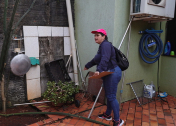 Foto da ação realizada na semana passada: PMFI