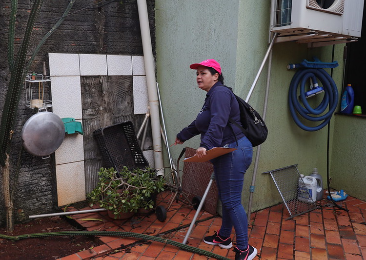 Foto da ação realizada na semana passada: PMFI