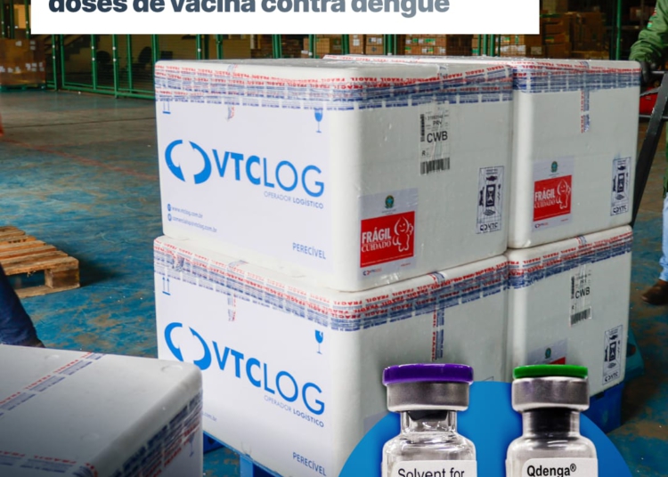 Vacinas que chegaram a Foz do Iguaçu. Foto: PMFI