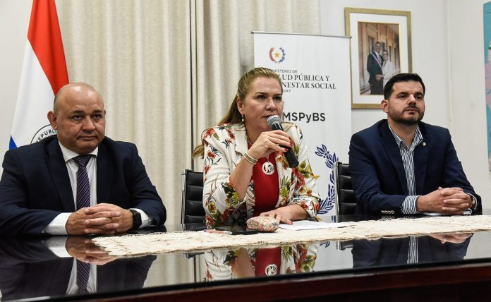 O anúncio foi feito pela ministra María Teresa Barán. Foto: Ministério da Saúde