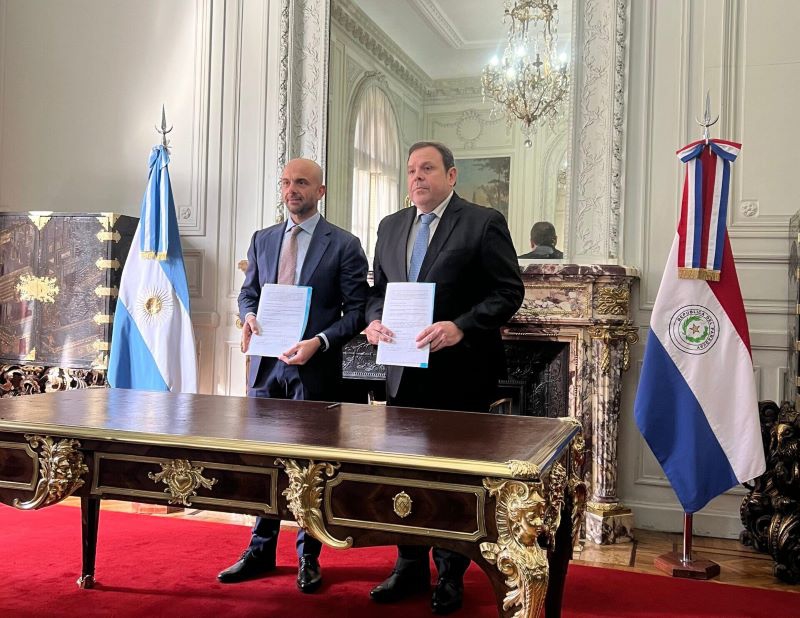 Solenidade assinatura do documento, em Buenos Aires. Foto: Agência IP