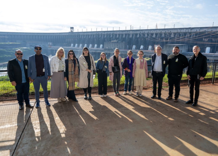 Comitiva visitou a Itaipu ontem. Foto: William Brisida/Itaipu Binacional