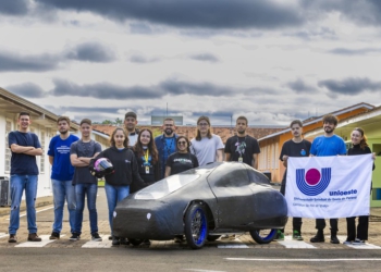 A equipe de Foz do Iguaçu conta com 22 universitários dos cursos de Engenharia Elétrica, Mecânica, de Energia e Ciência da Computação. Foto: divulgação