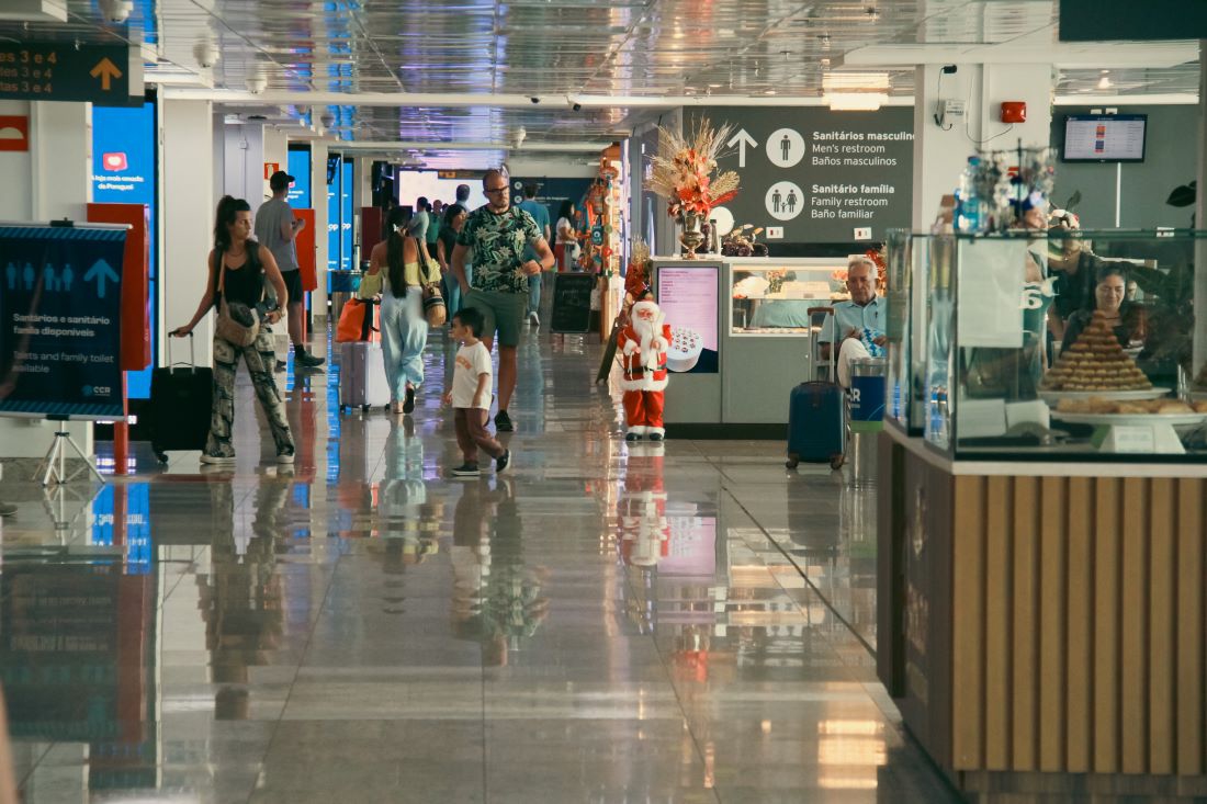 Sala de embarque do Aeroporto de Foz é composta por diversas lojas, restaurantes e salas VIPs
Fotos: Welyton Manoel/CCR Aeroportos