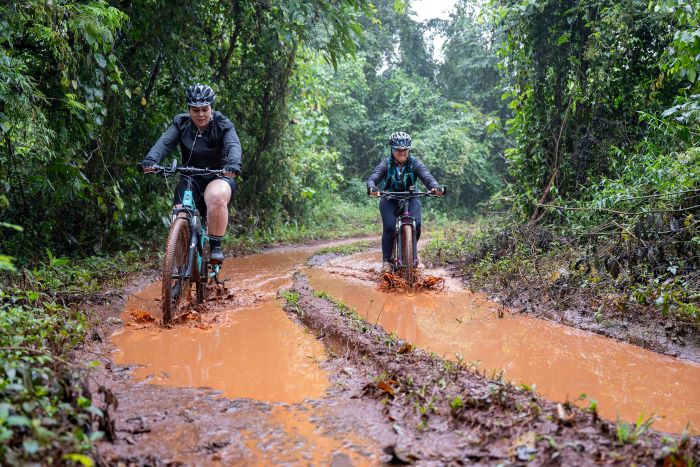 Passeio Ciclístico do Refúgio Biológico Bela Vista. Foto: William Brisida/Itaipu Binacional