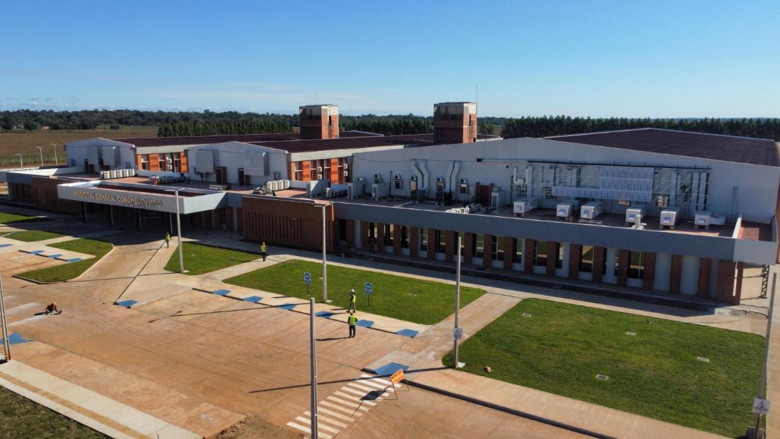 Vista do Grande Hospital de Coronel Oviedo. Foto MOPC.