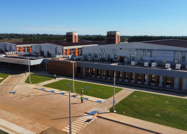 Vista do Grande Hospital de Coronel Oviedo. Foto MOPC.