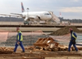 Obras no Aeroporto de Foz do Iguaçu. Foto: Kiko Sierich/CCR Aeroportos