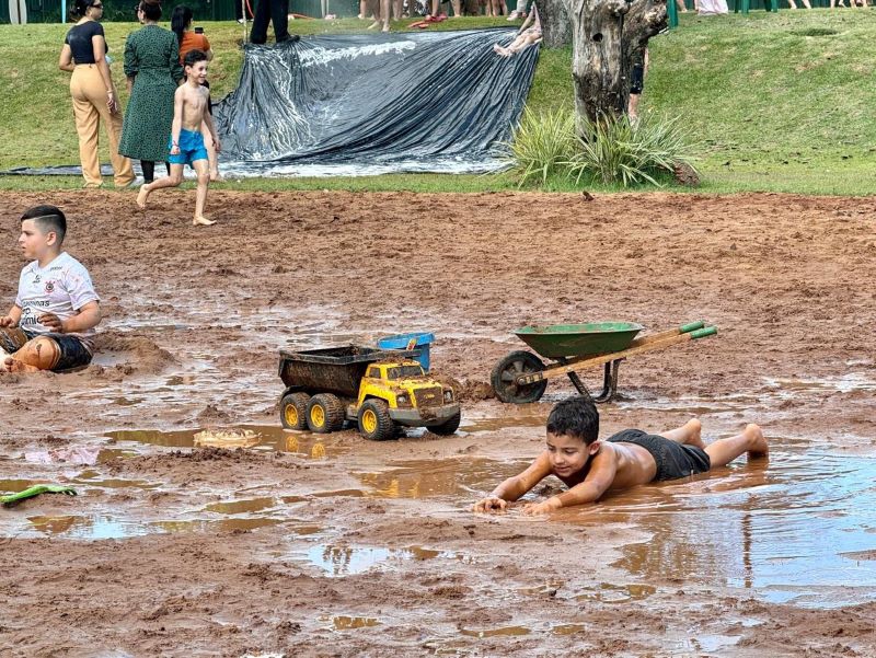 A festa das crianças. Foto: divulgação