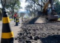 Obras em andamento na Avenida Tancredo Neves. Foto: William Brisida/Itaipu Binacional.