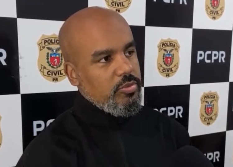 Delegado Rodrigo Souza. Foto: captura de imagem de vídeo divulgado do PC