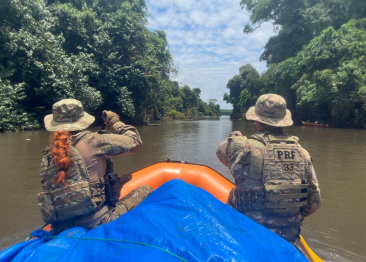 Fiscalização no Parque Nacional do Iguaçu contra caça ilegal. Foto: divulgação