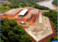 Aduana da Ponte Tancredo Neves em construção. Foto: DER-PR