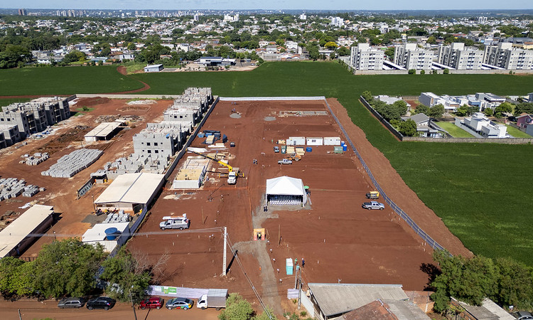 Canteiro de obras da casas. Foto: Kiko Sierich