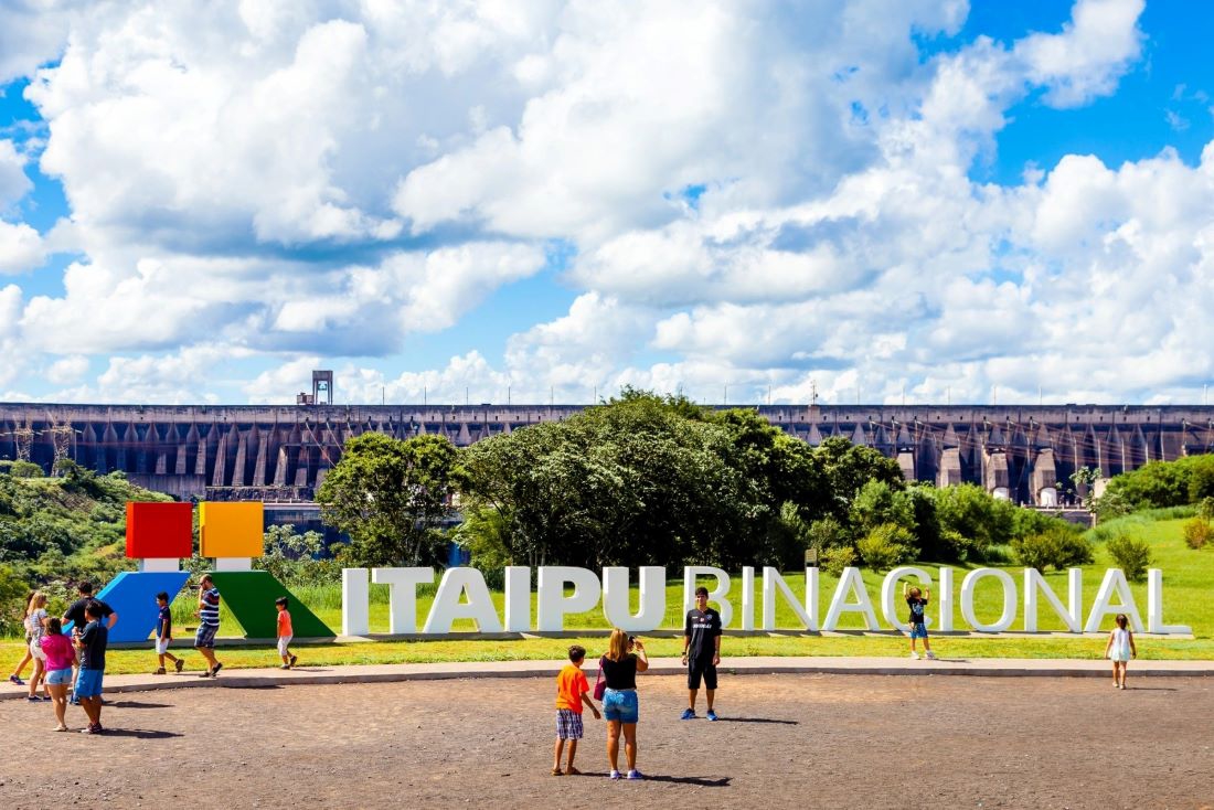 Visitantes na Itaipu. Foto: Rafa Kondlatsch/Itaipu Binacional