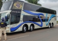 Ônibus retido nesta terça-feira pela PRF. Foto: divulgação