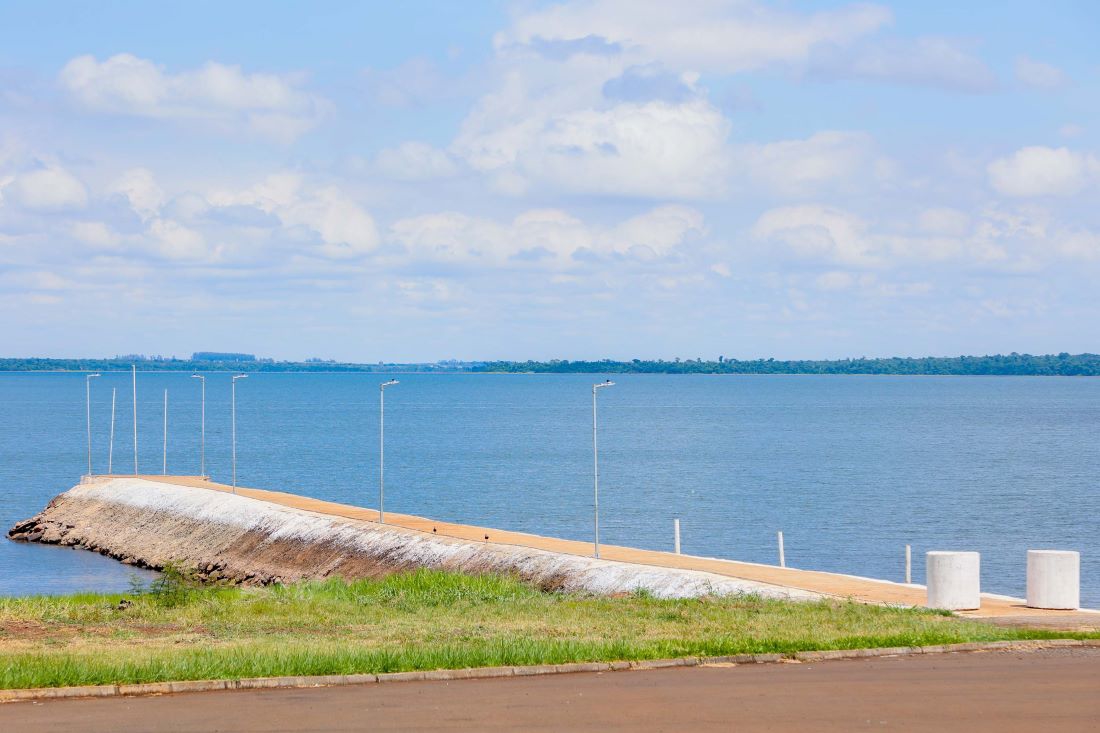 Praia de Santa Terezinha de Itaipu. Foto: AEN