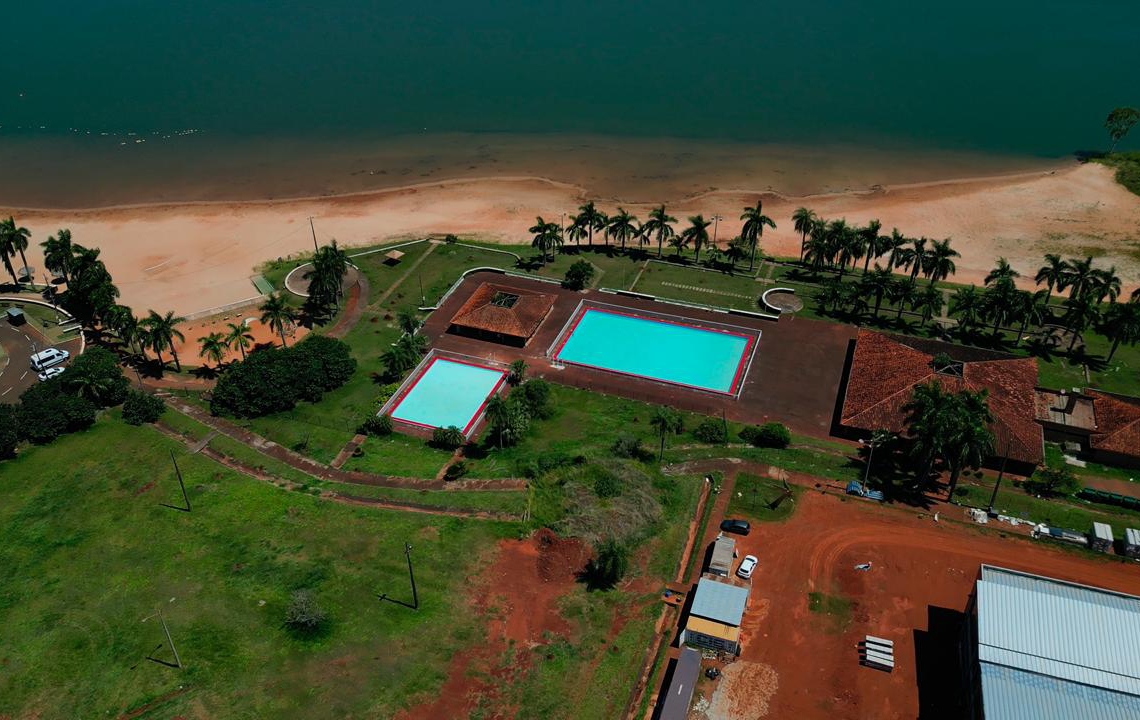 Piscinas construídas pela Itaipu. Foto: divulgação