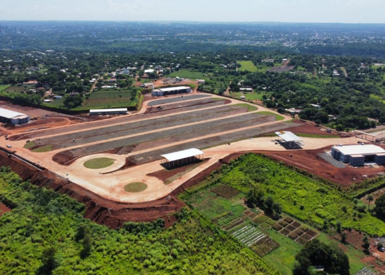 Terminal 95% concluído na cabeceira da Ponte da Integração, do lado Paraguaio. Foto: divulgação