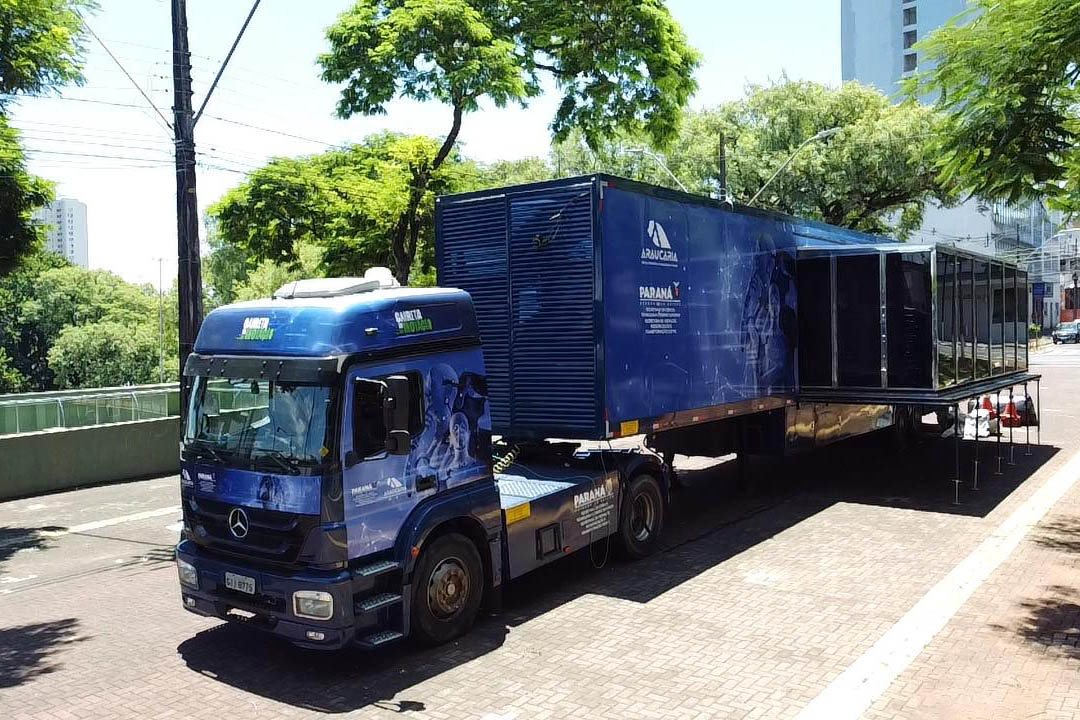 Carreta da Inovação chega a Foz do Iguaçu com oficinas de IA e serviços digitais do Detran
Foto: SEI-PR