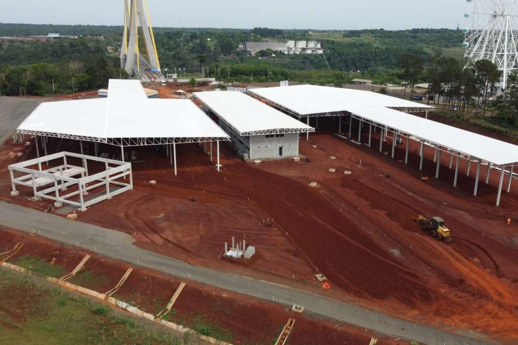 Nova aduana da Ponte da Integração será entregue em novembro. Foto: DER-PR