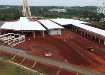 Nova aduana da Ponte da Integração será entregue em novembro. Foto: DER-PR